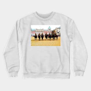 London. Mounted Royal Guards. Great Britain 2009 Crewneck Sweatshirt